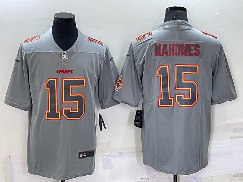 Men's Kansas City Chiefs #15 Patrick Mahomes With Patch Atmosphere Fashion Stitched Jersey Men's Kansas City Chiefs #15 Patrick Mahomes With Patch Atmosphere Fashion Stitched Jersey
